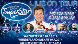 Deutschland sucht den Superstar – Live on Tour DSDS-Stars live erleben: Dieses Jahr 2 mal in Deutschland und in Wien