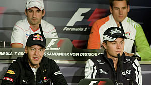 Vize-Weltmeister Vettel mit Start-Nr. 5