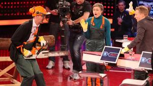 5 gegen Jauch: Wird Jauch zum Kettensägen-Mörder?