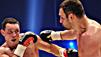 Klitschko schl&auml;gt in Runde 10 richtig zu.
