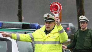 Die Polizei in Aktion