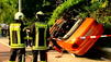 Fans beim Jubel aus Auto geschleudert