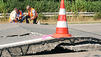 Megahitze: Autobahnen platzen auf