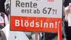 Rente mit 67: Linke und Gewerkschaften machen mobil