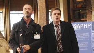 "Dr. House"- am Dienstag, 14. September, um 21.15 Uhr Dr. House (Hugh Laurie, li.) und Dr. Wilson (Robert Sean Leonard)