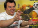 Hier zeigt Meister Jack seine Kung-Fu-Moves