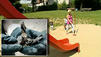 Unbekannter legt Scherben auf Spielplatz