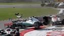 Viel Schrott in Monza