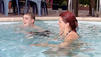 Andys Poolparty f&auml;llt ins Wasser