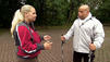 Schwiegertochter gesucht 2011: Michele und Marina auf dem Trimm-dich-Pfad
