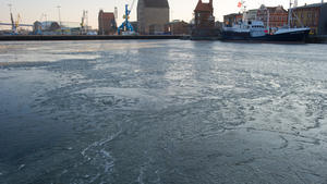 Ganz Europa in Schockfrost-Starre Stralsunder Hafen