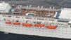 Hubschrauber versorgen havarierte 'Costa Allegra'