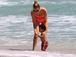 Doutzen Kroes: Lauftraining mit Phyllon am Strand