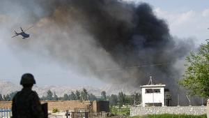 Kabul: Mehrere Tote bei Taliban-Großoffensive Kabul: Taliban-Angriff auf deutsche Botschaft