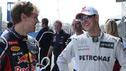 Vettel knapp geschlagen, Schumi extrem fleißig