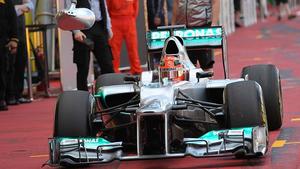 Tag 2: Vettel knapp geschlagen, Schumi extrem fleißig Michael Schumacher, Mercedes, Formel 1