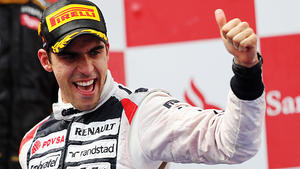 Vettel versteht die Welt nicht mehr Pastor Maldonado, Williams, Formel 1, Spanien