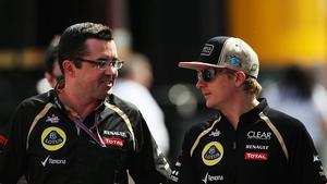 Lotus-Chef rechnet bald mit Sieg Eric Boullier, Kimi Räikkönen, Lotus, Formel 1
