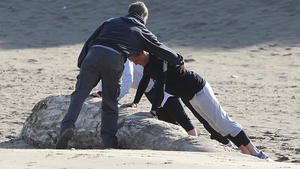 Hartes Training im Braut-Bootcamp Abnehmen im Bootcamp