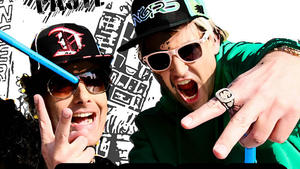 'Copy&Paste' erobern mit 'Laser' die Charts Ab in die Charts: Thorsten Sleegers und Jan Spekker kommen mit Hip Hop ganz groß raus.