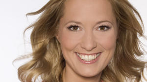 Moderatorin Angela Finger-Erben