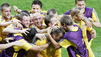 Ukraine feiert ihr Nationalteam