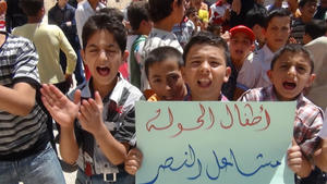 Syrien: Kinder als Schutzschilde benutzt Syrien: Kider als Schutzschilde