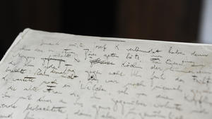 Ohne Handschrift verkümmert das Gehirn Handschrift von Franz Kafka