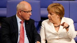 Kauder: "ESM wird kein Selbstbedienungsladen" ESM, Fiskalpakt, Bundestag, Merkel, Kauder