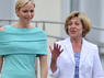 First Lady und Fürstin verstehen sich blendend