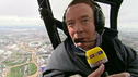 Ulrich Klose im Helikopter über London
