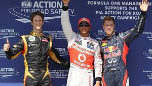 Ungarn-GP: Quali-Facts Romain Grosjean; Lewis Hamilton; Sebastian Vettel