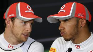 Button: Bin nicht Hamiltons Wasserträger Jenson Button, Lewis Hamilton