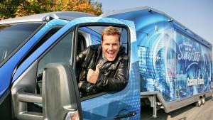 DSDS 2013: Für die Jubiläumsstaffel On Tour mit dem Casting-Truck! DSDS-Team 2013 auf großer Casting-Truck-Tour