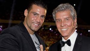 Manuel Charr und Michael Buffer