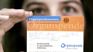 Nur keine Angst vor Organspenden! Organspendeausweis