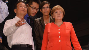 Merkel im Reich der Mitte: Kampf um Chinas Milliarden Merkel in China