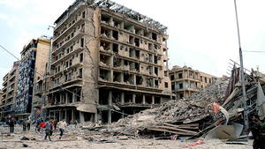Dutzende Tote nach Anschlagsserie in Syrien Syrien, Aleppo, Anschlag