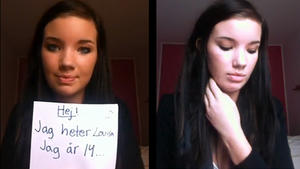 Vergewaltigungsopfer Lovisa (14): Stumme Botschaft via Facebook Vergewaltigungsopfer Lovisa (14): Stumme Botschaft via Facebook
