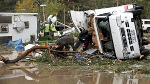 Unwetter in Portugal: Wirbelsturm fegt über die Algarve Portugal, Algarve, Unwetter, Wirbelsturm