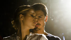 AWZ-Stars Christina Siemoneit und Salvatore Greco als Sarah und Marco