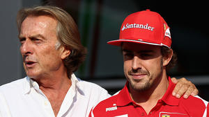 Di Montezemolo: Ich will Vettel Ferrari-Präsident Luca di Montezemolo und Fernando Alonso