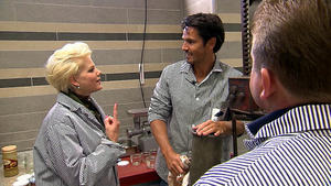Der Bachelor 2013: Melanie, Jan und ihr Vater Alfons.