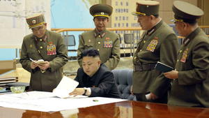 "Die Zeit ist gekommen": Nordkorea droht mit Raketen "Die Zeit ist gekommen": Nordkorea droht mit Raketen