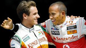 Freundschaft war einmal Sutil & Hamilton nur noch Kollegen