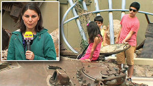Vom 25. Mai 2013 Hisbollah-Park: Panzer für Kinder