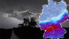 Schwere Gewitter mit Starkregen ziehen &uuml;ber das Land