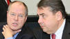 Steinbr&uuml;ck und Gabriel versuchen 'Ehe'-Streit zu kitten &ndash; SPD verliert an W&auml;hlergunst
