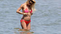 Michelle Hunziker: Schwanger am Strand