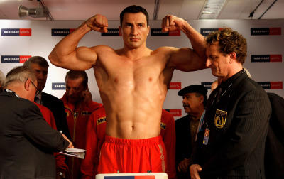 Wladimir vs. Mormeck Wiegen